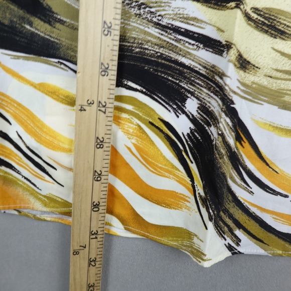 Maus & Hoffman Shirt Animal Print Button Up Size Large Long Sleeve EUC - Picture 4 of 8